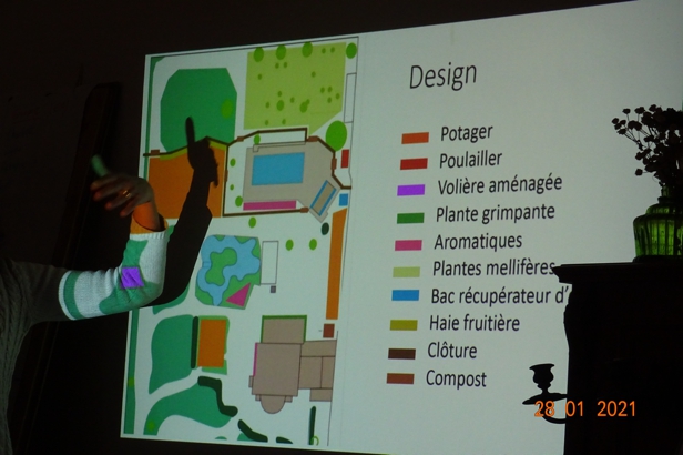Groupe de participantes et participants du cours de design en permaculture solidaire à Marseille