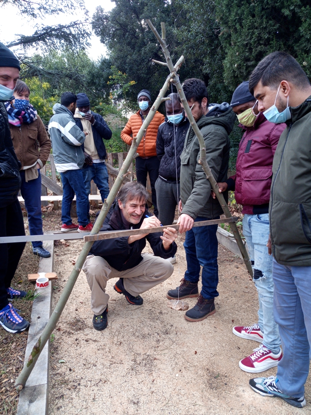 Participants présentant leur projet de design en permaculture